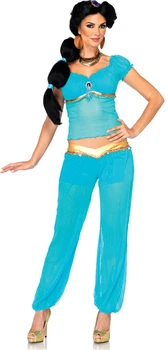 

free shipping Ladies Princess Jasmine Style Costume Fancy Dress Sexy Fairytale Belly Dancer