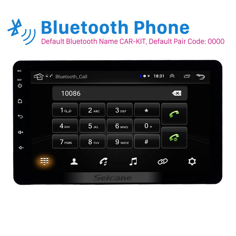 Seicane Универсальный 8 дюймов Android 8,1 2Din gps головное устройство Bluetooth Wifi Автомагнитола для Nissan TOYOTA Kia RAV4 Honda VW hyundai