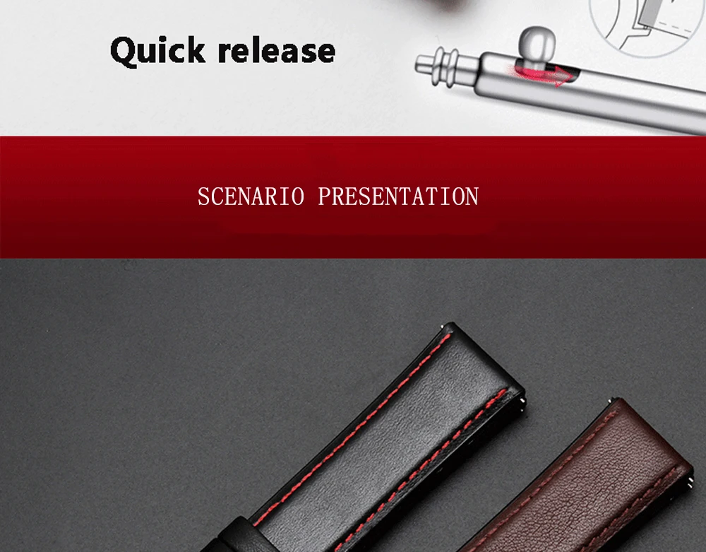 PEIYI ремешок для часов 22 мм Силикон+ кожа 2in 1 Ремешок Модные мужские заменить t браслет для huawei watch Pro/GT Quick release