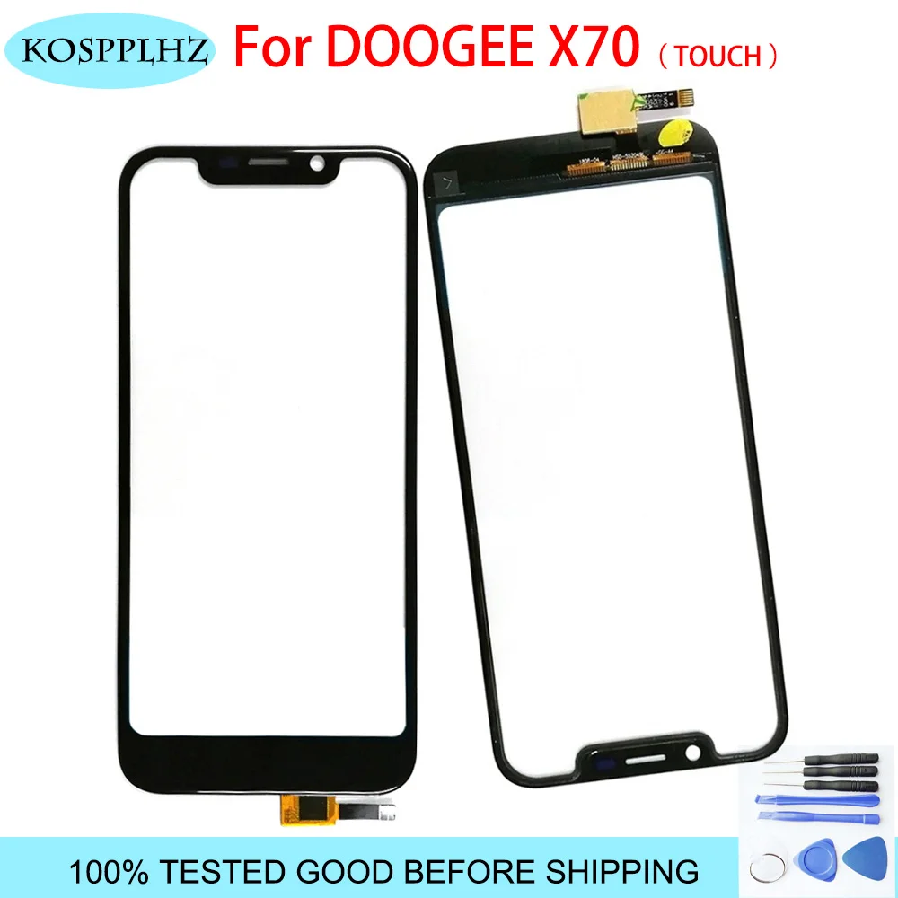 

KOSPPLHZ 5.5 inch Doogee X70 Touch Screen Glass 100% Guarantee New Glass Panel Touch Screen X 70+ tools