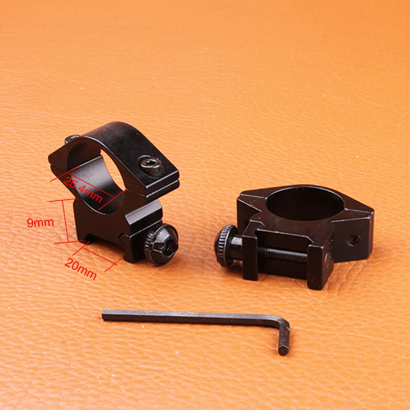 ohhunt Hunting 1"/2PCs Scope Mount Rings 25.4mm Low Profile Picatinny Weaver Ring 20mm Rail Riflescope Base for Tactical Rifle | Спорт и