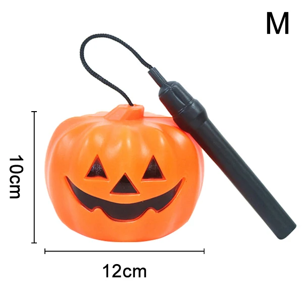 

Pumpkin Light Lantern Handheld Handle Durable For Halloween Party Children Room @LS