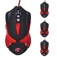 Профессиональная проводная мышь для геймера Recarregavel 6D светодиодный оптический USB Проводная 3200 dpi профессиональная игровая мышь для ноутбука ПК игры