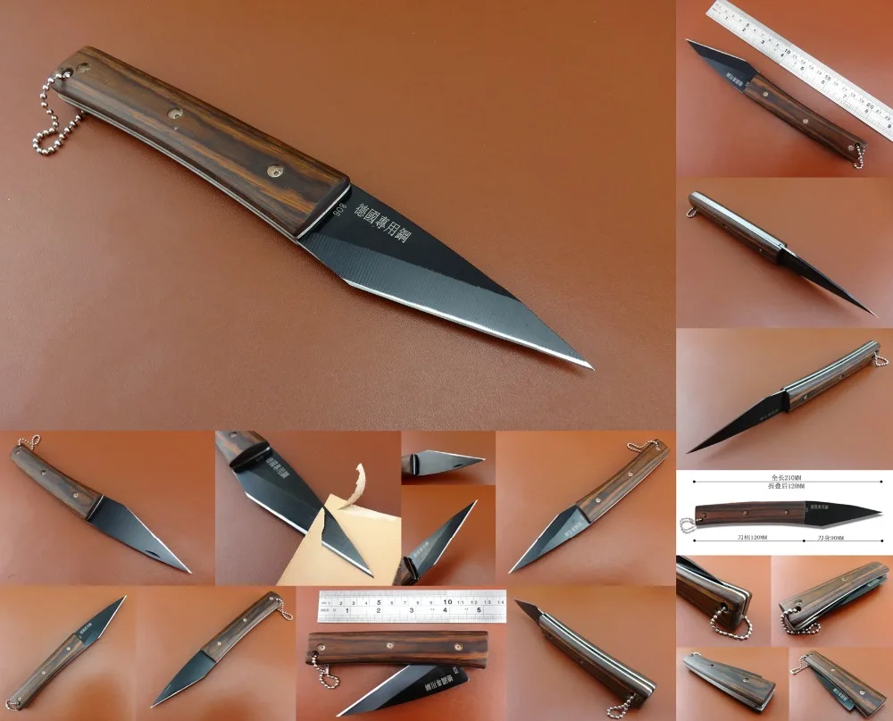 

1pc Germany Steel Leather Craft Utility Skiving Carving Cutting Folding Cutter Knife Tool - Edger Creaser Groover Beveler Skiver