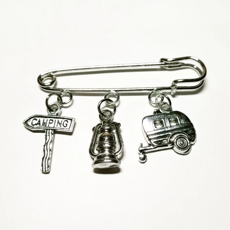 2019 Gioielli Di Moda Mini Happy Cam Pin G Lanterna Spilla, Kilt Pin, Cartello Stradale, Auto Scialle Pin Fai Da Te Fatti A Mano