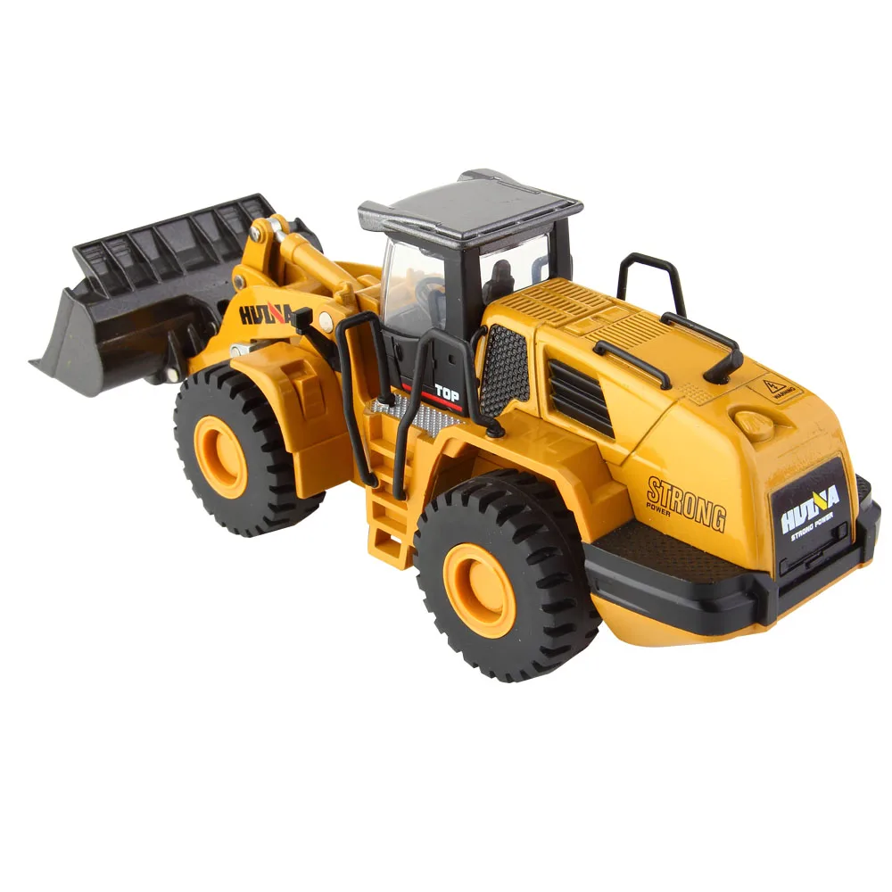 Huina Toys 1:50 сплав механический погрузчик инженерный автомобиль экскаватор