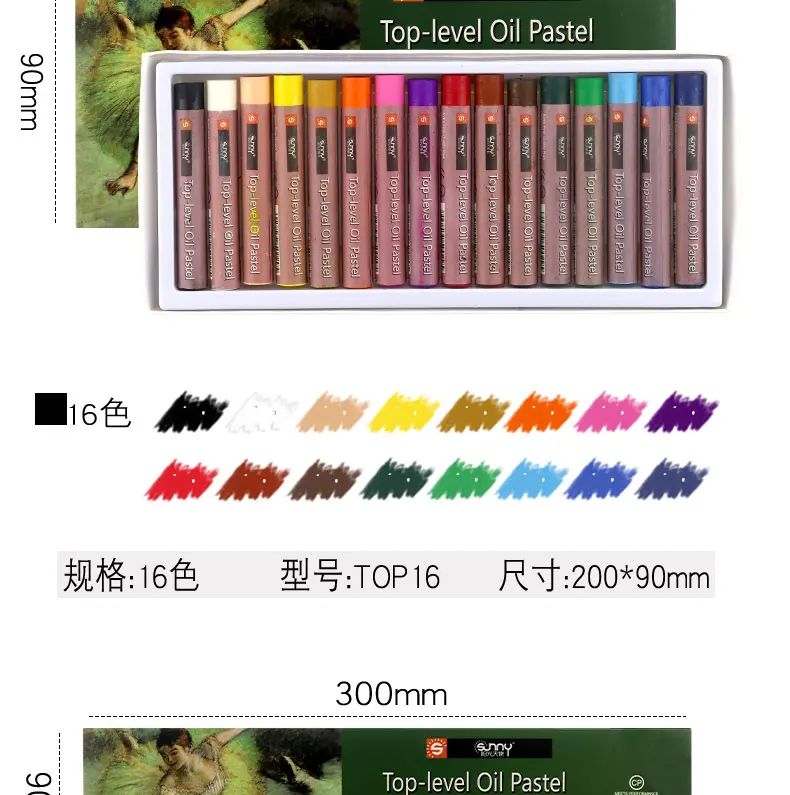Pintura a Óleo Pastel de Nível Cores da Escola de Papelaria 50 Cera Cores Giz Pastel Vara Crayon Superior 12 - 18 25 36 6 Cheap Láp. cera