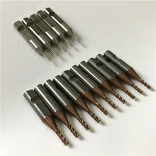 2,0 мм твердосплавные фрезы(6 мм X 2,0 мм) и 1,0 мм копировальный щуп(6 мм X 1,0 мм) для автоматической V8/X6 автомобиля копировально-фрезерный станок для обработки замочных ключей(15 шт./лот