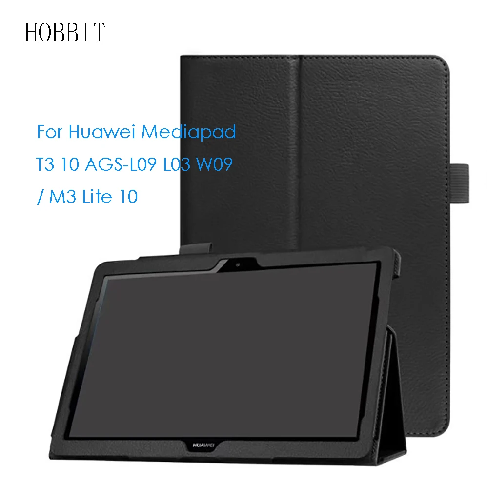 Для huawei Mediapad T3 10 AGS-L09 L03 W09 9,6 дюймов Роскошный чехол из искусственной кожи с подставкой для huawei Mediapad M3 Lite 10