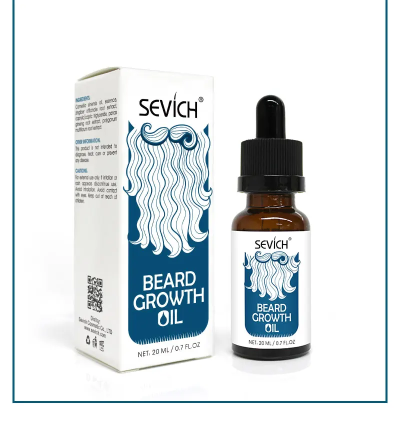 Sevich мужское масло для бороды натуральное органическое разглаживающее масло для быстрого роста бороды продукты для выпадения волос 20 мл нежное мужское масло для роста бороды