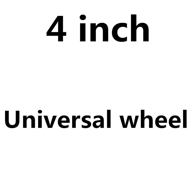3 дюйма 4 дюйма 5 дюймов Средний рабочий одиночный подшипник пластина деятельности ролик с тормозом - Цвет: 4 inch universal