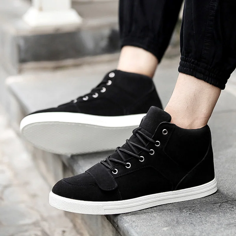 

JARLIF Hot Sale Men Shoes Sapatos Tenis Masculino Male Fashion Autumn Winter Boots For Man Casual High Top Canvas Casual Shoes