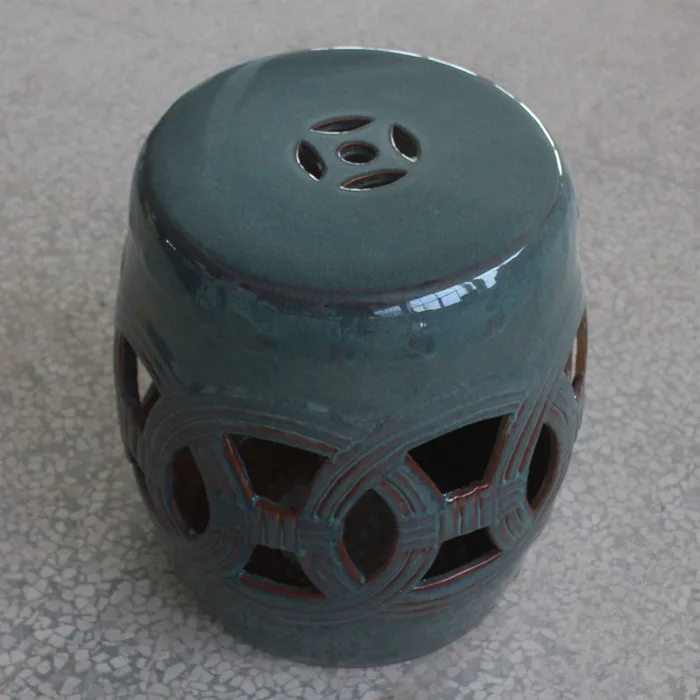 Antique Jingdezhen Porcelain chinese garden stools Ceramic toilet stool Jingdezhen bathroom stool dressing stool ottoman (2)