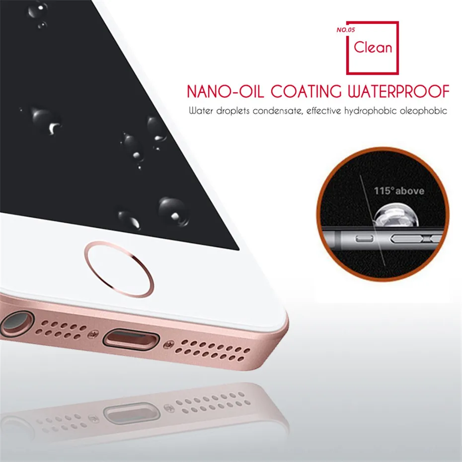 MOUSEMI Tempered Glass For iPhone 5s 5 se 9H Film Ultra Thin Screen Protector 5S Glass On For iPhone se 5s 5 Protective Glass    (5)