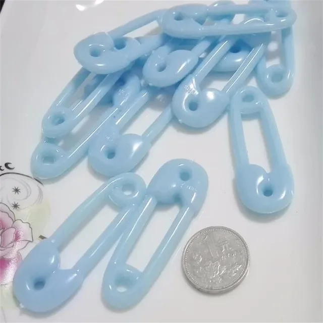 Buy New Hot 10pc boy girl pink blue diaper nappy pin