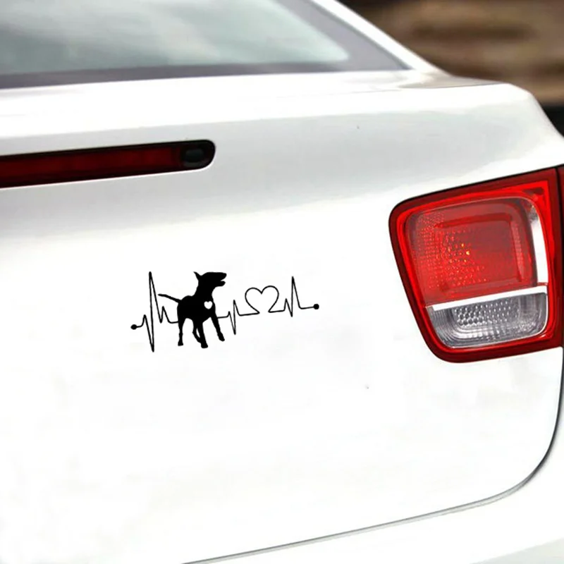 Автомобильная Наклейка 3D 18 см * 7 9 Bull Terrier водонепроницаемая виниловая модная