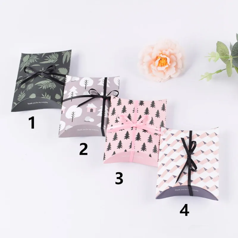 

5pcs Small Paper Boxes for Packaging Embalagem Presente Chocolate Packaging Boxes Wedding Candy Gift Box Christmas