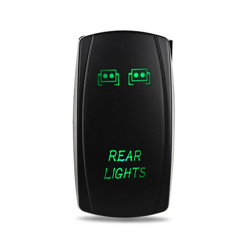 Herorider 5 контактный лазерный кнопочный тумблер с переключателем Светодиодная