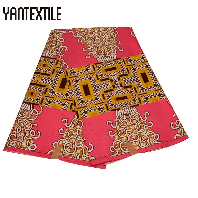 

YANTEXTILE New Fashion Popular African Design African Daviva Fabric Super Quality Ankara Wax Print Fabric African Tissu 6 Yards