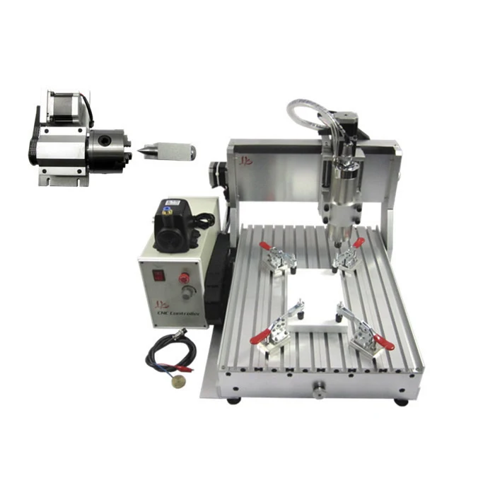 CNC router 3040 cutting milling machine with rotary axis cnc parts