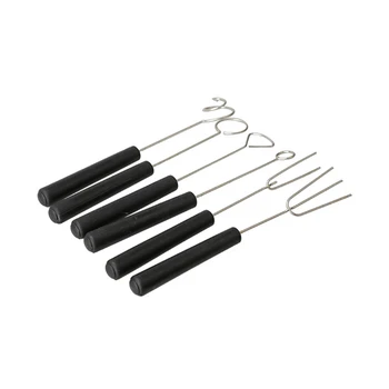 

High Quality Hand Tools For Kitchen DIY Decorating Tool Set Candy Caker Fruit Chocolate Dipping Fork Fondue Accessories AA