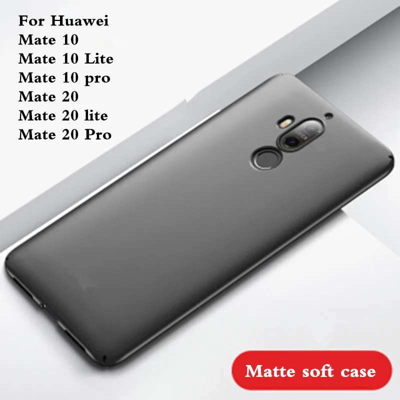 

FQCGV Mate 20 Lite Case For Huawei Mate 20 10 lite Pro Matte Silicon Soft Back Cover For Huawei Mate20 Lite Mate 10 pro cover