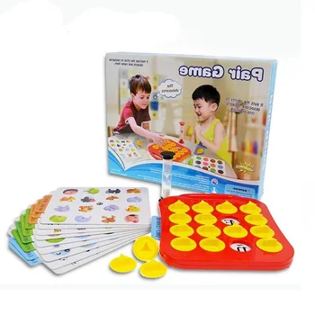 

Children Memory Training Matching Pair Game Early Education Interactive Toy Parent Child Link up Chess Toy Board Educational Toy