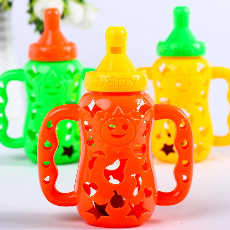 Random Color Baby Whistle Feeding Bottle Shape Toy Rattle Hollow Baby's Lull To Sleep | Игрушки и хобби