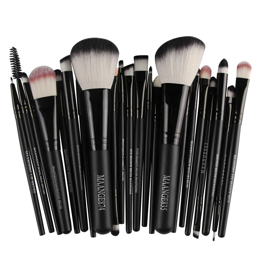 MAANGE New 12 Pcs Pro Makeup Brush Set Powder Foundation Eyeshadow