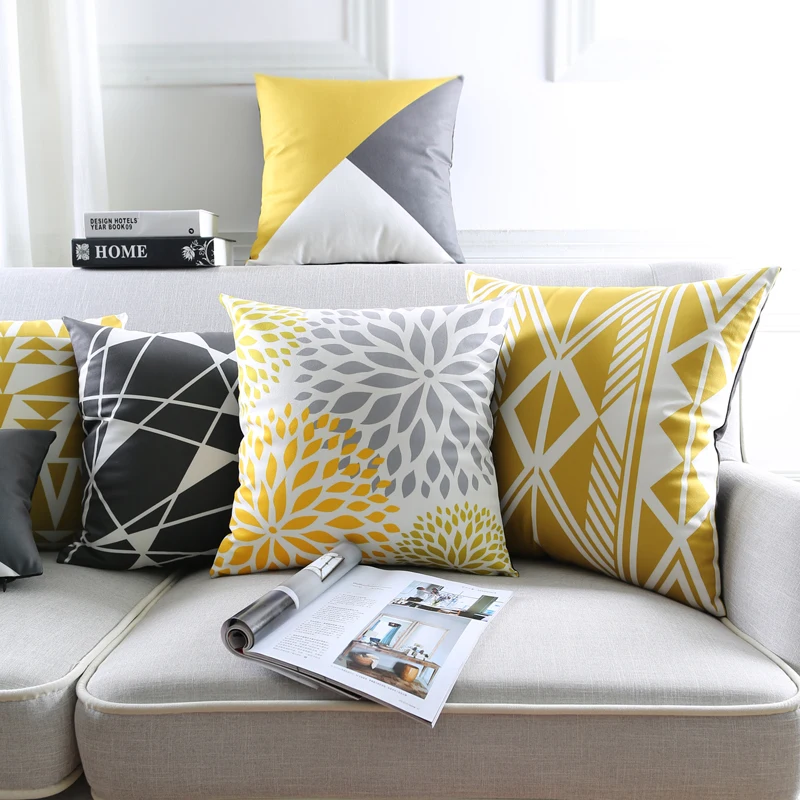 

Fashion Black Gold Throw Pillow Case Nordic Geometric Decorative Cushion Cover Velvet Plain Cushions Cases Sofa Room Decor Gifts
