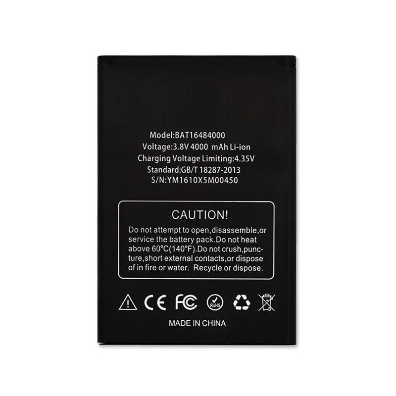 For-DOOGEE-X5-MAX-Battery-for-DOOGEE-X5-MAX-Pro-Bateria-Accumulator-AKKU-4000mAh