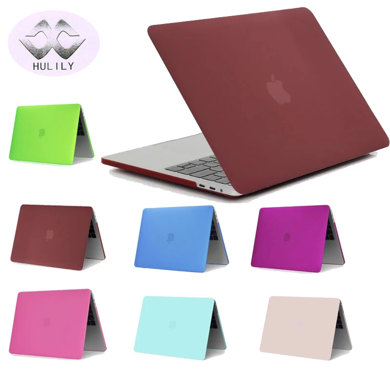 For Macbook Pro Case Shell Bag Soft Touch Plastic Hard Cover for