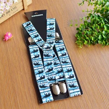 Эластичность подтяжки для женщин взрослых Размеры 4 зажимы унисекс для мужчин брюк Brace полиэстер материал пластик мешок