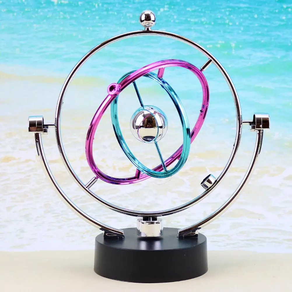 

AIHOME Globe Model Rotation Perpetual Motion Instrument Magnetic Orbit Ornament Home Decoration