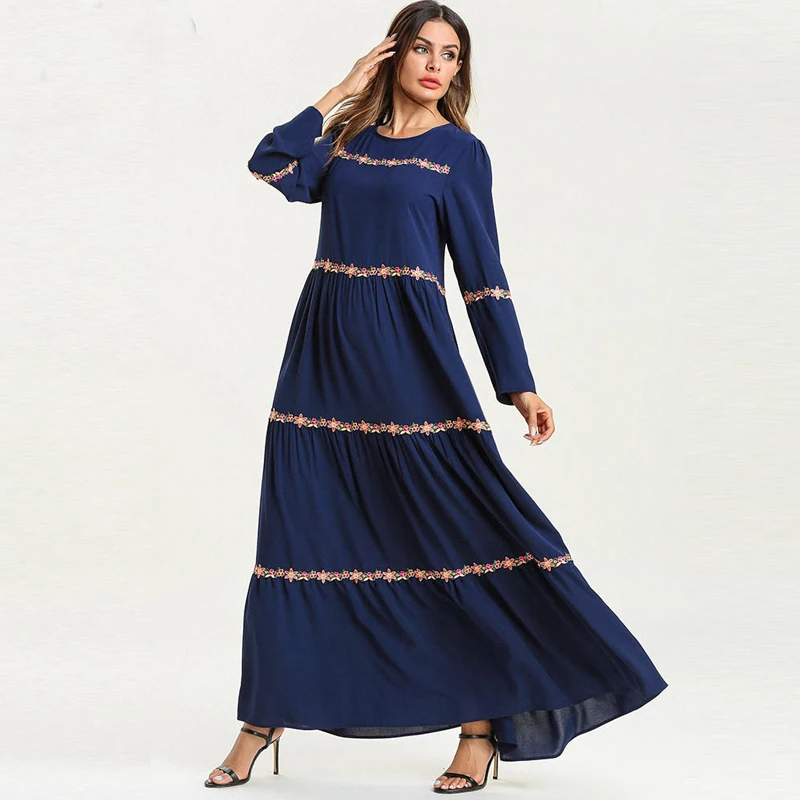 Размера плюс абайя халат Дубай Кафтан Абая для женщин кимоно кардиган мусульманский хиджаб платье Рамадан эльбисе турецкая исламская одежда