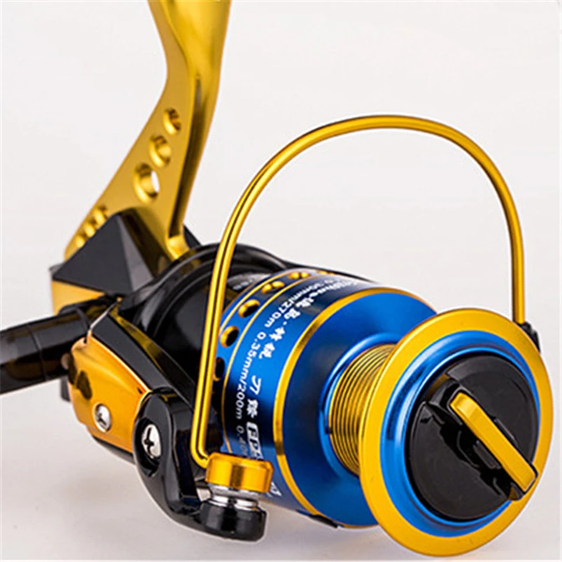 Carretel de Pesca Taxa de Engrenagem + 1 Alta Qualidade Anti-corrosão Molinete 11 1 Rolamentos Spinning Esquerda - Direita Intercambiáveis 5.5: 3 Carretilhas de pesca