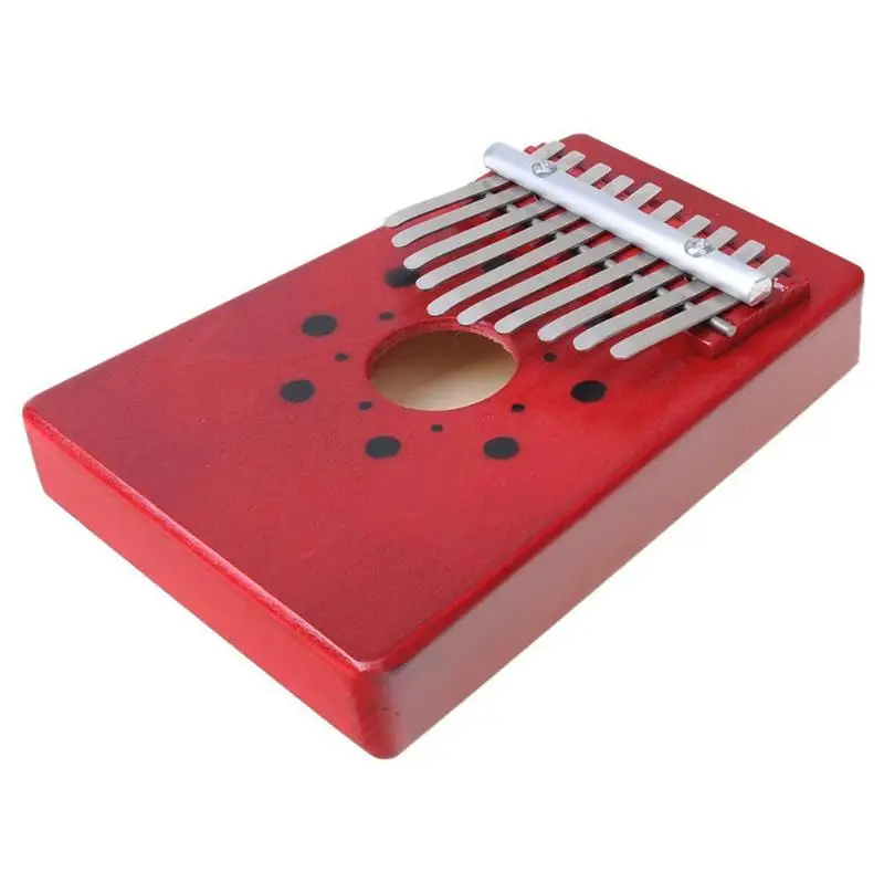 10 клавишный палец Kalimba Mbira Sanza «пианино для больших пальцев» карманный размер поддерживающая сумка Gecko клавиатура Marimba деревянный музыкальный инструмент
