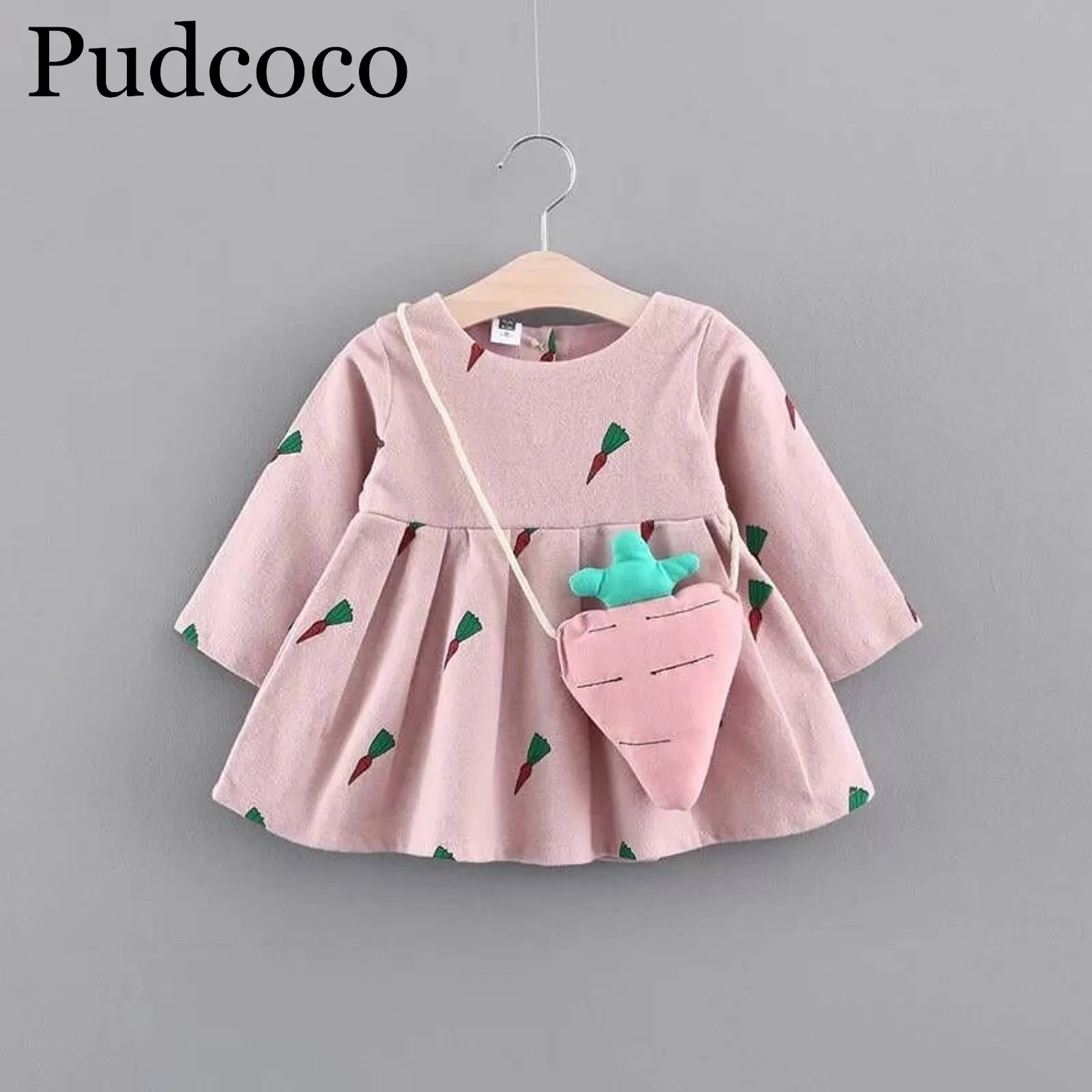 

Pudcoco 2019 Brand New Flower Girl Princess Dress Kid Baby Party Wedding Pageant Formal Dresses Clothes