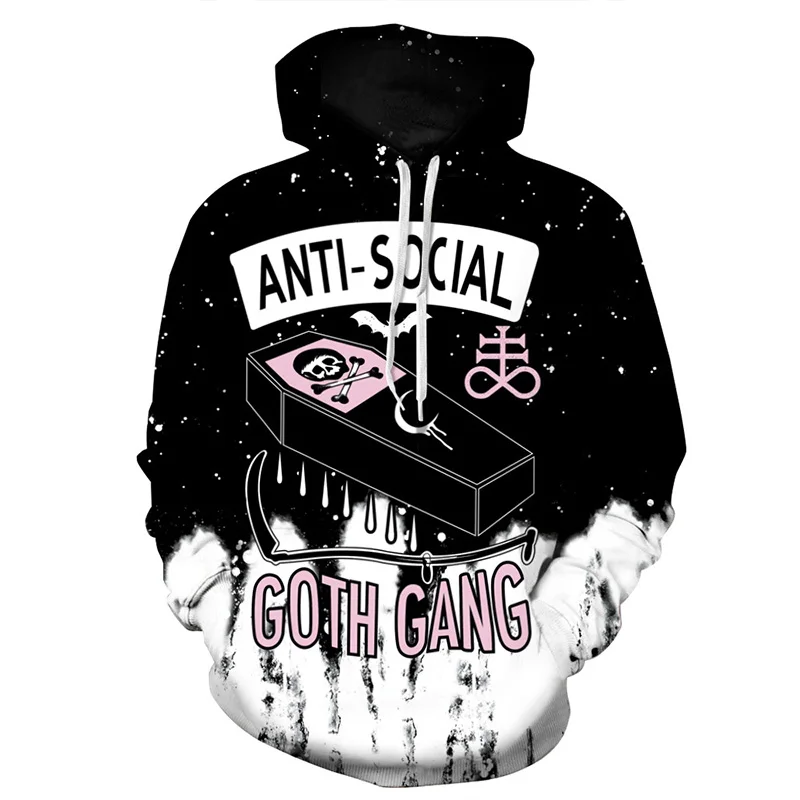 Cloudstyle 2020 3D Hoodies Men Anti Social Club 3D Skull Print Hoody Loose Pullovers Fashion Casual Tops Brand Large Streetweart Cloudstyle 2020 3D Hoodies Men Anti Social Club 3D Skull Print Hoody Loose Pullovers Fashion Casual Tops Brand Large Streetweart