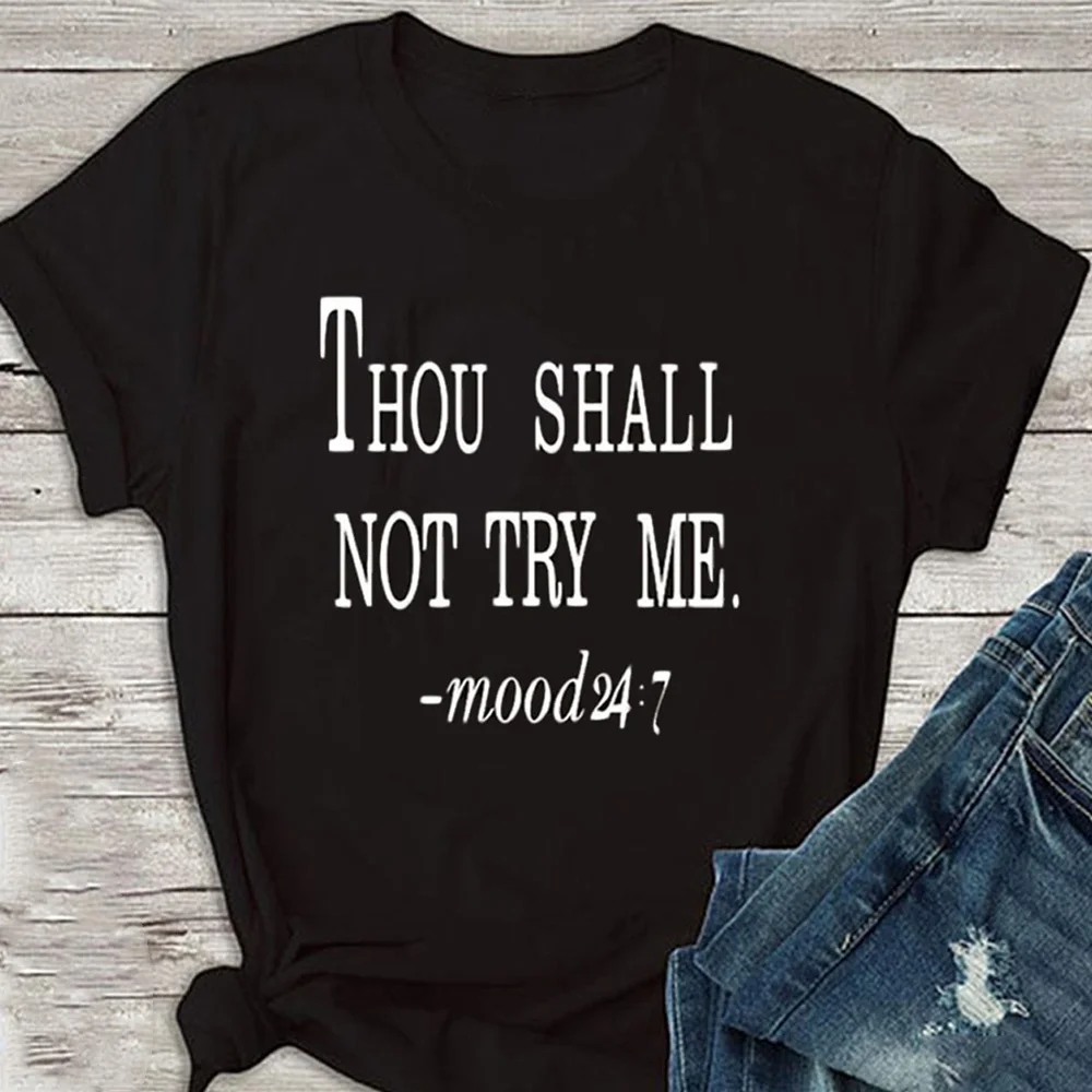 Keep Women Top Fun Drinking TShirt Mood футболка с короткими рукавами и принтом Не пробуй меня