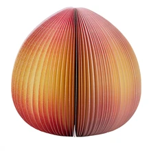 Горячие фрукты письма стационарный блокнот Memo-персик