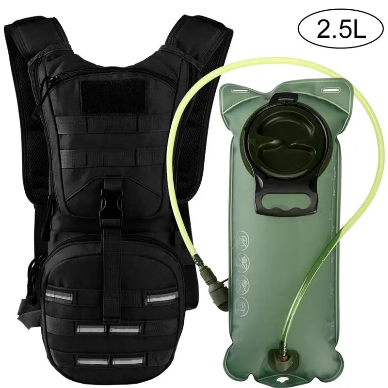 

Vbiger 2.5L Water Bladde 2 Pieces Hydration Backpacks 2-in-1 Water Bladder Bag Hydration Pack Large-capacity Cycling Backpack
