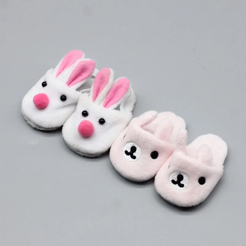 

New Arrival Cute Pink Felt Slippers For 18inch Baby Born Dolls 43cm Doll Accessories Baby Doll Shoses