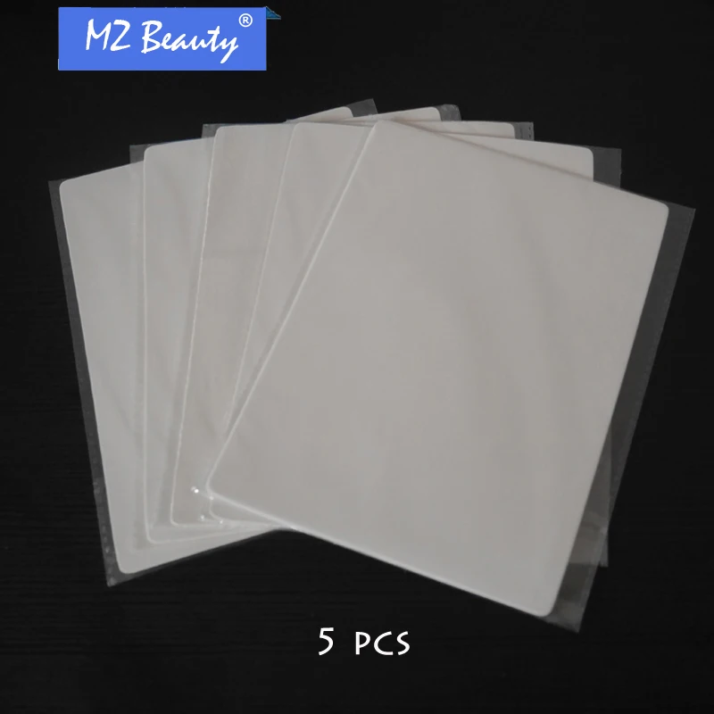 

New 5pcs Blank Tattoo Practice sheet Fake Skin Sheet Double Side use Blank Tattoo Practice Skin Sheet for Needle Machine