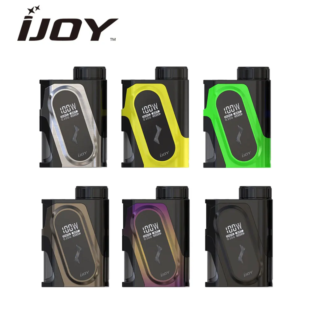 Original IJOY CAPO 100W 20700 Squonker MOD No 20700 Battery E cigarette Squonk Box Mod 100W CAPO Squonker MOD e-cigarettes mod