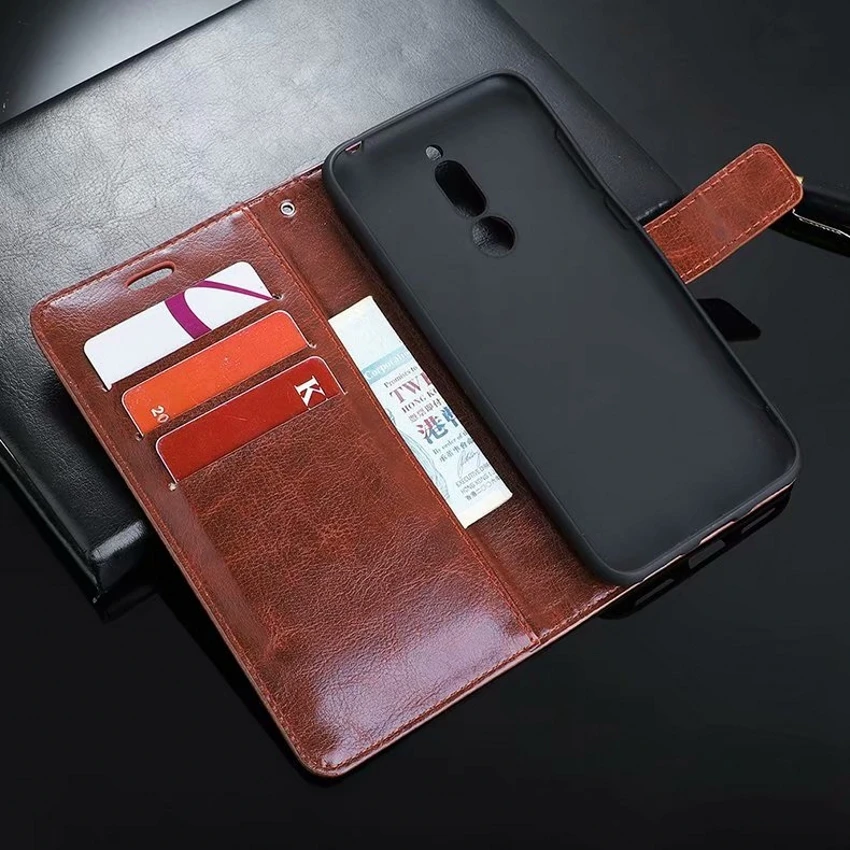 

For Meizu M6T Retro Wallet Stand Flip Leather Case For Meizu M6t PU Leather Case Cover With Card Slot