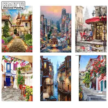 

5D DIY Diamond Embroidery Scenic castle Diamond Painting Cross Stitch full Square Rhinestone Mosaic home decoration
