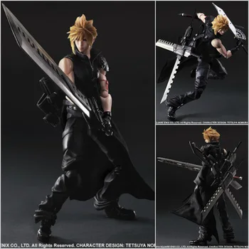 

PLAY ARTS 25cm Final Fantasy VII Cloud Strife Action Figure Model Toys