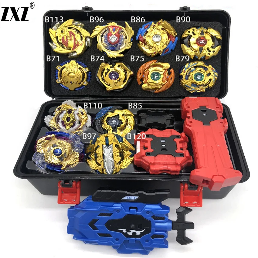 Beyblade взрыв B-128 B-127 игрушки Арена продажи бей лезвие с Launcher и коробка Bayblade Bable стока Fafnir Феникс Blayblade A