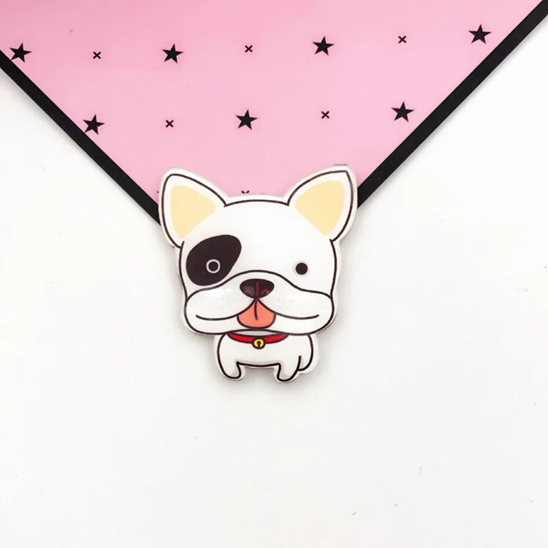 Brooch High Quality Cartoon 1PC Acrylic Badges Animals For Backpacks Harajuku Cute Dog Pins For Clothes Hot Sale Kawaii Cat